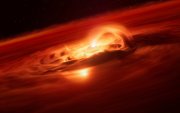 Cuerpo. El planeta errante absorbe gas y polvo a una velocidad de 6.000 millones de toneladas por segundo.