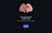 Capturas muestran perfiles vacíos con el mensaje “Crea tu primera publicación”, como si fueran cuentas nuevas.