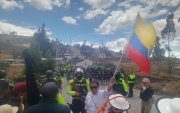 Tensión en Cañar por detención de manifestantes durante vista de Daniel Noboa.