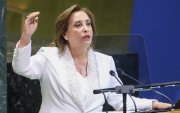 La destituida presidenta de Perú, Dina Boluarte, en una imagen de archivo.