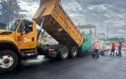 Los trabajos avanzaron con la intervención de la av. Oswaldo Guayasamín, en el tramo Puembo-Pifo.