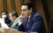 Fernando Villavicencio, candidato presidencial asesinado en 2023, durante uno de sus últimos actos públicos.