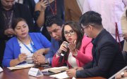Nataly Morillo, la ahora exasambleísta de ADN se enfrentó con el alcalde de Guayaquil Aquiles Álvarez en una ssión del 21 de octubre de 2025.