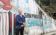Iván Guerra en la parroquia San Pablo de Shaglli, del cantón Santa Isabel, de la provincia de Azuay.