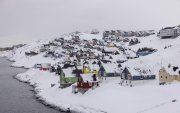 Vista general de la zona de Myggedalen en Nuuk, Groenlandia.