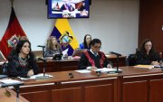 El 12 de enero fue el último pleno presidido por José Suing, quien renunció a su cargo.