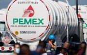 Un tanque que pertenece a la empresa Pemex.