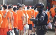 Internos en una cárcel de Guayaquil, epicentro de la crisis de tuberculosis en Ecuador.