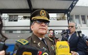 El coronel Ángel Esquivel fue presentado como el nuevo comandande de la Subzona Azuay de la Policía Nacional.