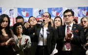 Luisa González tuvo un escenario para recordarle a Alarcón la lentitud de la Fiscalía en casos como PetroNoboa, Noboa Trading, GalaMedios, las 93 hectáreas en La Libertad, Progen, Healthbird...