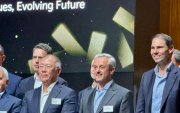 Principales dirigentes de Kia y embajadores del mundo en la convención en Australia.