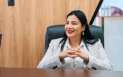 La presidenta de la Asociación de Municipalidades Ecuatorianas (AME) y alcaldesa de Muisne, Yuri Colorado.