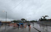Personal de la Agencia de Tránsito y Movilidad (ATM) cerró al tránsito vehicular algunas intersecciones cercanas al estadio Monumental, donde jugará Lionel Messi.