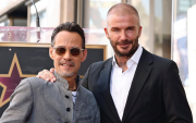 En septiembre de 2023, Marc Anthony recibió una estrella en el Paseo de la Fama de Hollywood en Los Ángeles. Le acompañó David Beckham.
