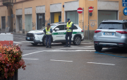 Referencial.La policía italiana resguarda la zona tras el asalto con explosivos a furgones blindados en Cremona, un hecho que conmocionó al país.