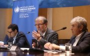 Jan Jarab (centro), representante regional de ONU Derechos Humanos, afirmó que el fallo del caso Malvinas es un “paso significativo” contra la impunidad.