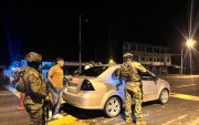 La Policía y las Fuerzas Armadas realizan operativos durante la segunda jornada del toque de queda.