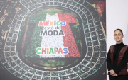 Claudia Sheinbaum en el anuncio de las sedes mexicanas confirmadas para el Mundial 2026.