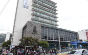 El edificio del Instituto Ecuatoriano de Seguridad Social (IESS) en Quio.