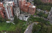Vista del proyecto inmobiliario Panorama 3, en Bellavista, norte de Quito.