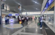 Terminal. La seguridad del recinto se refuerza con vigilancia privada y un sistema de monitoreo 24/7. Tiene más de tres meses.