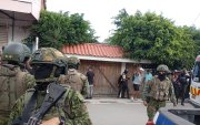 Policías y militares llegaron al lugar del crimen