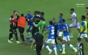 Pelea entre jugadores de Cruzeiro y Atlético Mineiro dejó 23 expulsados en la final del Estadual Mineiro.