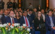El ministro de Producción en el evento de anuncio de la Estrategia de Desarrollo Productivo.