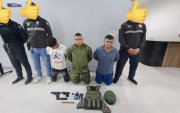 Tres sujetos fueron detenidos en Quevedo por realizar falsos allanamientos haciéndose pasar por militares.