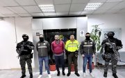 Imagen compartida por el Ministerio del Interior sobre la detención de un ciudadano sirio en Ecuador.
