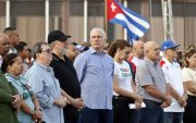 Fotografía del 2 de abril de 2026 del presidente de Cuba, Miguel Díaz-Canel, en La Habana (Cuba).