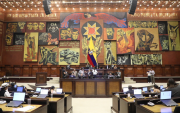 Referencial. Pleno de la Asamblea Nacional del Ecuador durante el debate sobre el proyecto de regulación del cannabis.