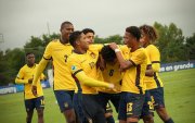 La selección de Ecuador venció 2-1 a Uruguay en el Sudamericano Sub-17.
