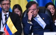 El presidente Gustavo Petro, en convención de la CELAC.