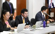 Referencial. Autoridades durante una reunión en el marco de operativos contra el crimen organizado en Ecuador.