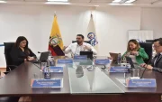 El Consejo de Participación Ciudadana y Control Social en una de sus sesiones en pleno.