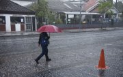 Las fuertes lluvias persisten en Quito este 27 de febrero.
