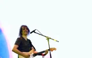 Felipe Staiti, guitarrista de Enanitos Verdes, durante un show en Guayaquil en el 2017.