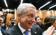 El presidente de Chile, el ultraderechista José Antonio Kast, el pasado 12 de marzo de 2026, al salir de la Cátedra Presidente Sebastián Piñera en Santiago (Chile).