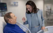 María Corina Machado visita a Edmundo González durante su hospitalización en Madrid, en medio de su agenda política en Europa.