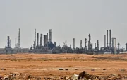 Esta imagen muestra una instalación petrolera de Saudi Aramco en Arabia Saudita.