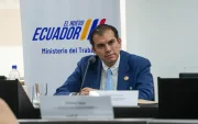 El ministro de Trabajo de Ecuador, Harold Burbano.