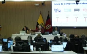 Sesión. El alcalde Pabel Muñoz defendió la operación del Metro de Quito, el martes en el Concejo Metropolitano. El gerente (i) dio detalles de las fallas que provocaron la suspensión.