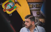 El alcalde de Guayaquil, Aquiles Álvarez.
