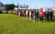Decenas de jóvenes de la leva 2007 participaron en una jornada de acuartelamiento en Riobamba.