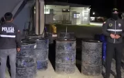 Imagen mejorada con IA - . En el lugar se localizó una bodega que funcionaba como laboratorio de procesamiento ilícito de sustancias sujetas a fiscalización.