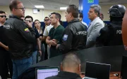 El presidente Daniel Noboa participó en los allanamientos a las oficinas de CNEL.