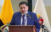 Jaime Bernabé durante su intervención en la rendición de cuentas 2025 del Ministerio de Salud.