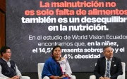 El panel en Quito destacó la importancia de la alimentación escolar para combatir la desnutrición crónica infantil.
