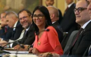 Fotografía de archivo de la mandataria encargada de Venezuela, Delcy Rodríguez.